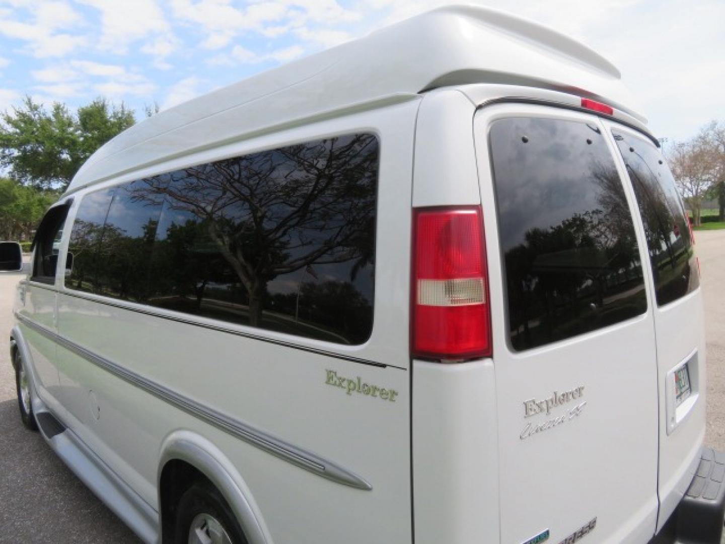 2010 White /Gray Chevrolet Express (1GNUGCD48A1) , located at 4301 Oak Circle #19, Boca Raton, FL, 33431, (954) 561-2499, 26.388861, -80.084038 - You are looking at a Gorgeous 2010 Chevy Express Handicap Wheelchair Conversion Van Explorer Limited SE with 31K Original Miles, Braun Century 750lb Side Entry Wheelchair lift, Tie Down System in the Floor, Rear Entertainment with Flat Screen TV/DVD, Leather Interior, Rear Power Folding Bench Seat/b - Photo#30